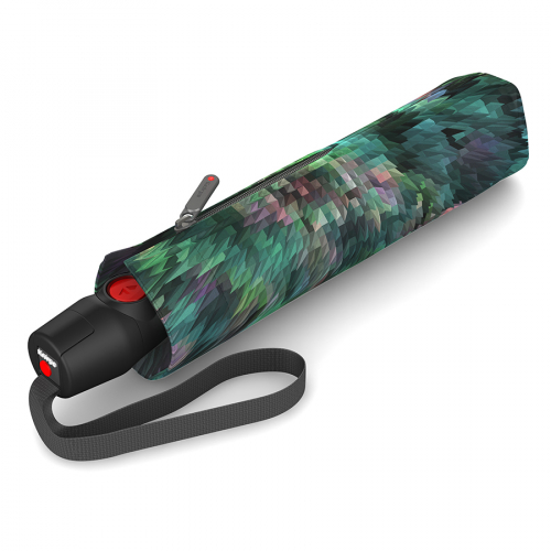 Зонт Knirps автомат T.200 Medium Duomatic PEACOOK GREEN — изображение 4