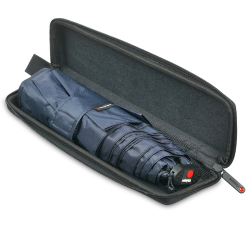 Зонт Knirps механический X4U в EVA кейсе NAVY WITH BLACK COATING — изображение 5