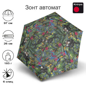 Зонт Knirps автомат U.200 Ultra Light Medium Duomatic TROPICAL