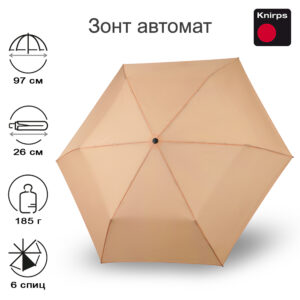 Зонт Knirps автомат U.200 Ultra Light Medium Duomatic PEACH