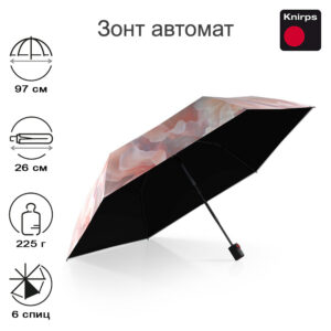 Зонт Knirps автомат U.200 Ultra Light Duomatic CORAL WITH HEATSHIELD 95 2200 88762