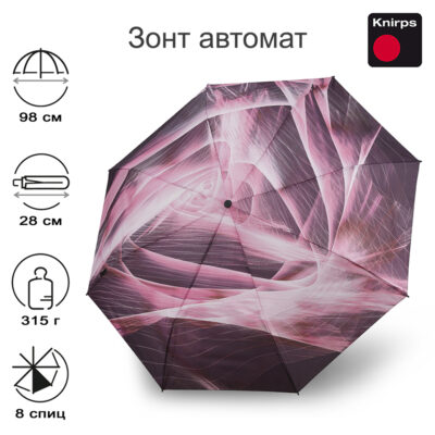Зонт Knirps автомат T.200 Medium Duomatic AURA ROSE