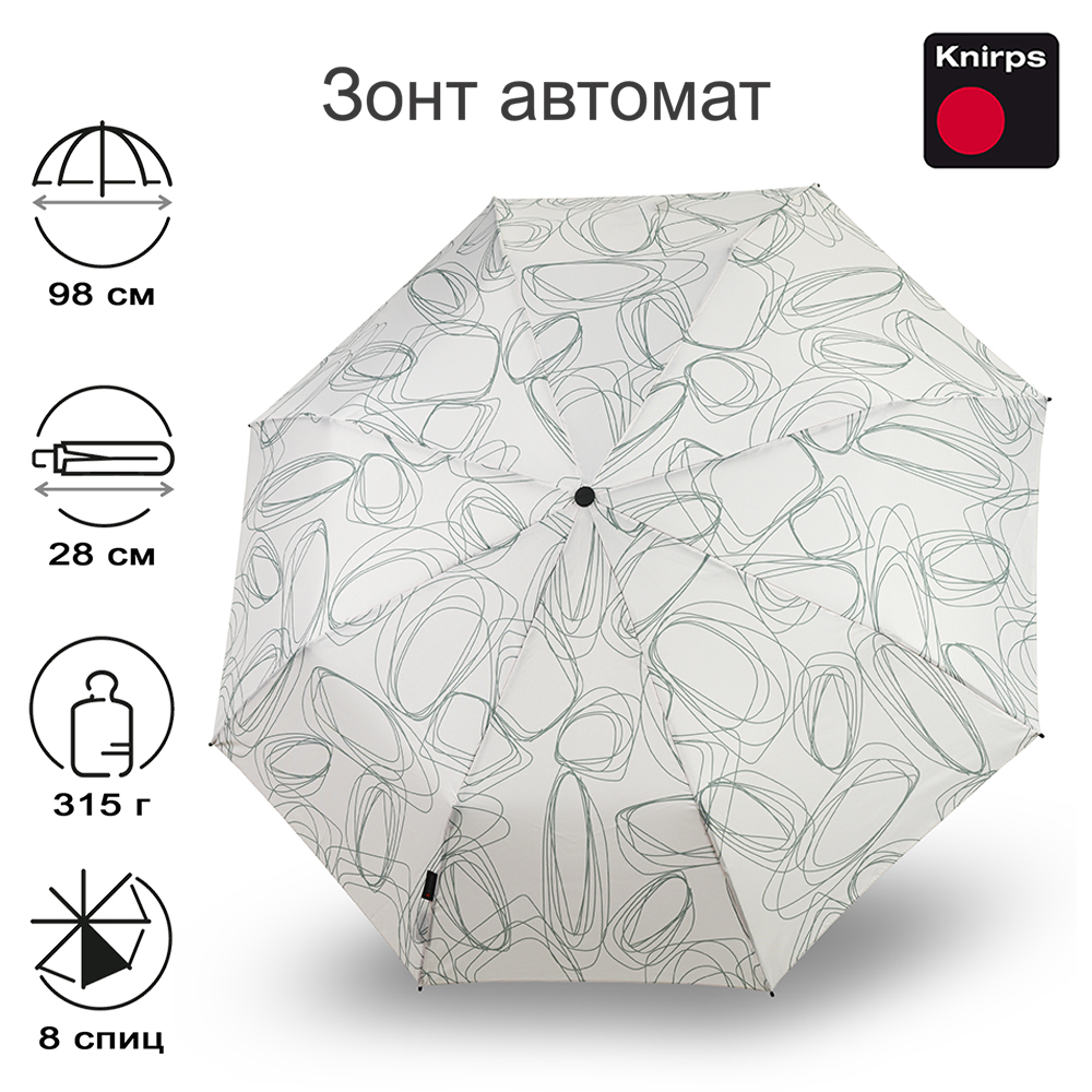 Зонт Knirps автомат T.200 Medium Duomatic PURE MINERAL