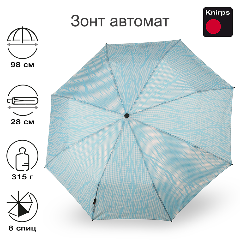 Зонт Knirps автомат T.200 Medium Duomatic LIANA SKY