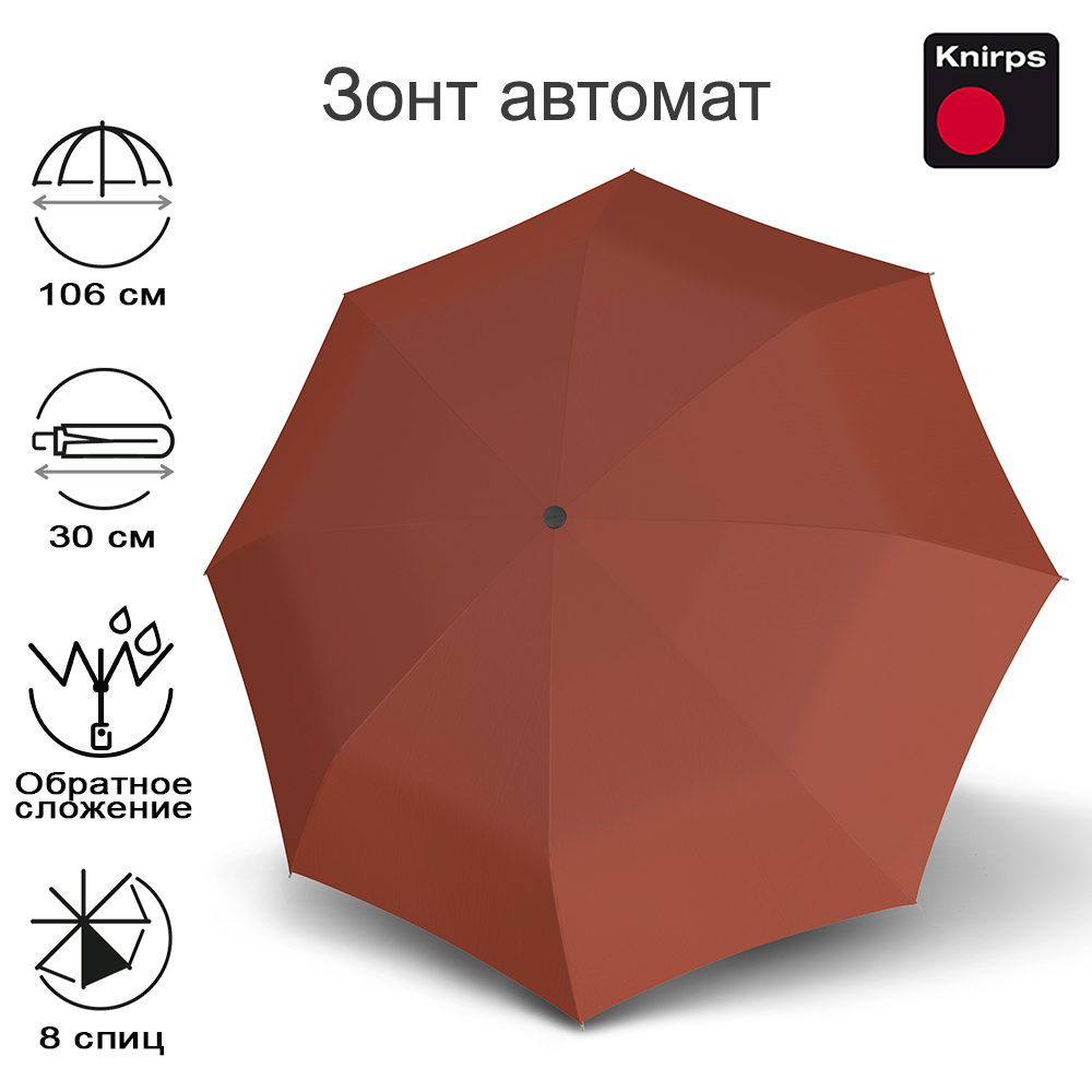 Зонт Knirps автомат Re³ Duomatic CINNAMON