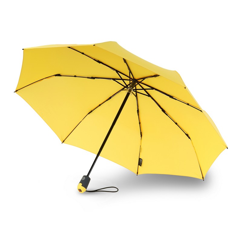 Зонт Knirps женский автомат E.200 Medium Duomatic YELLOW 9512002601 — изображение 3
