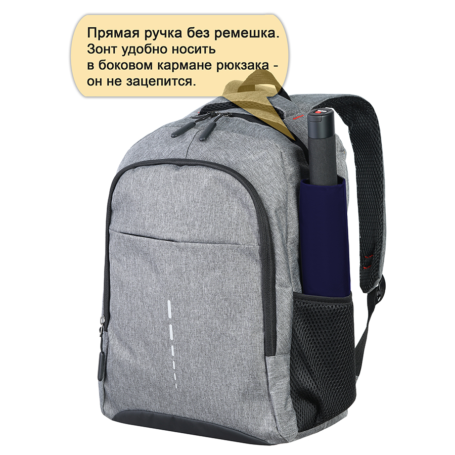 Зонт Knirps механический U.090 Ultra Light Manual Compact XXL NAVY — изображение 4