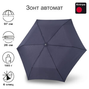 Зонт Knirps автомат U.200 Ultra Light Medium Duomatic NAVY