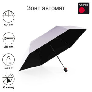 Зонт Knirps автомат U.200 Ultra Light Duomatic LILAC WITH BLACK COATING 95 2200 17502