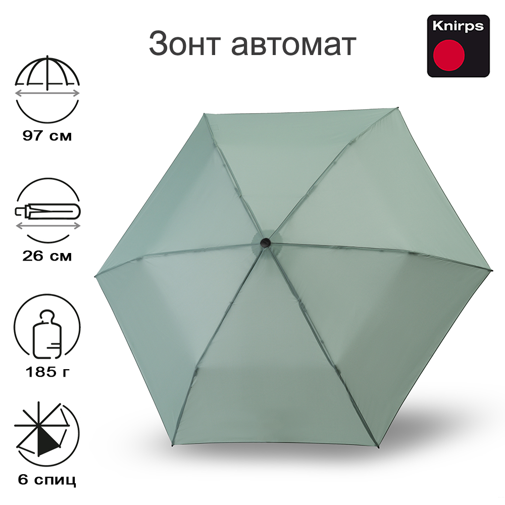Зонт Knirps автомат U.200 Ultra Light Medium Duomatic ALOE