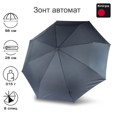 Зонт Knirps автомат T.200 Medium Duomatic MEN`S PRINT 95 3201 7601