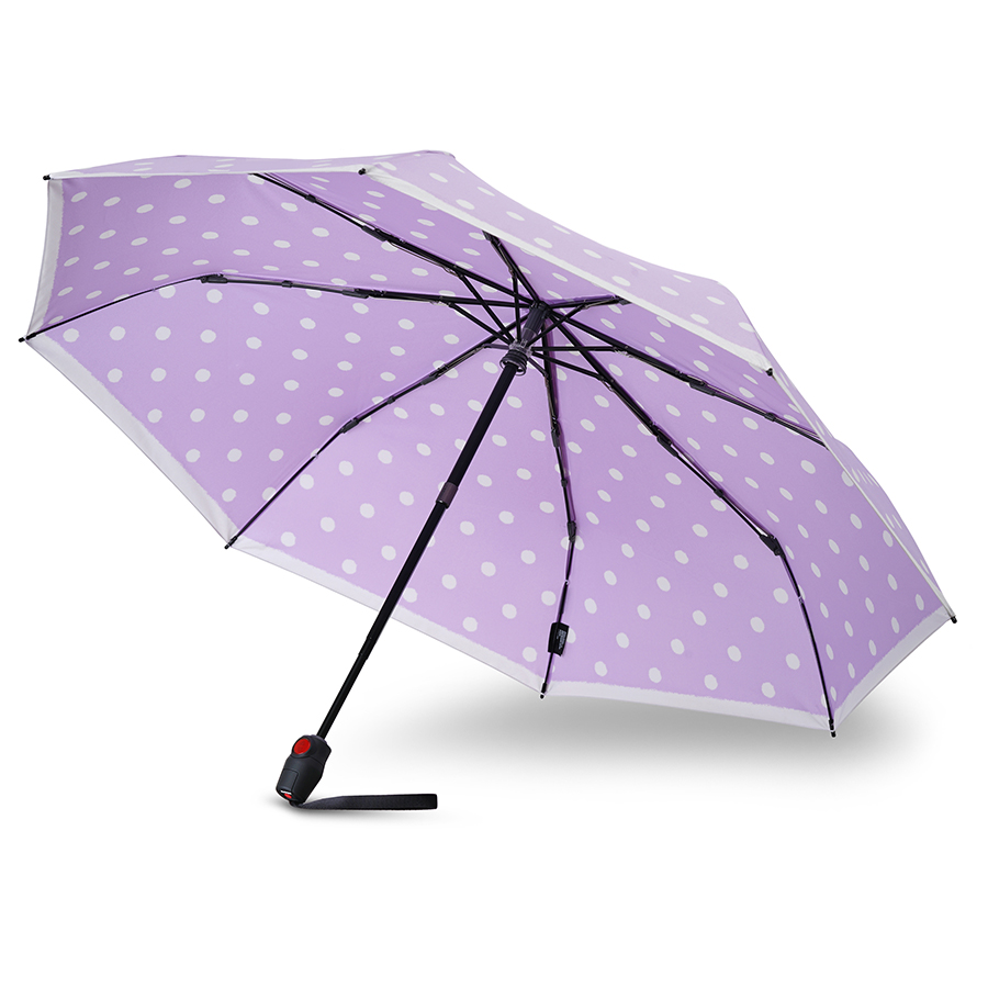 Зонт Knirps автомат T.200 MEDIUM DUOMATIC DOT ART LAVENDER 9532018616 — изображение 3