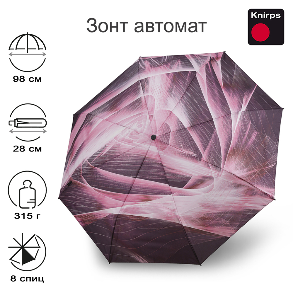 Зонт Knirps автомат T.200 Medium Duomatic AURA ROSE