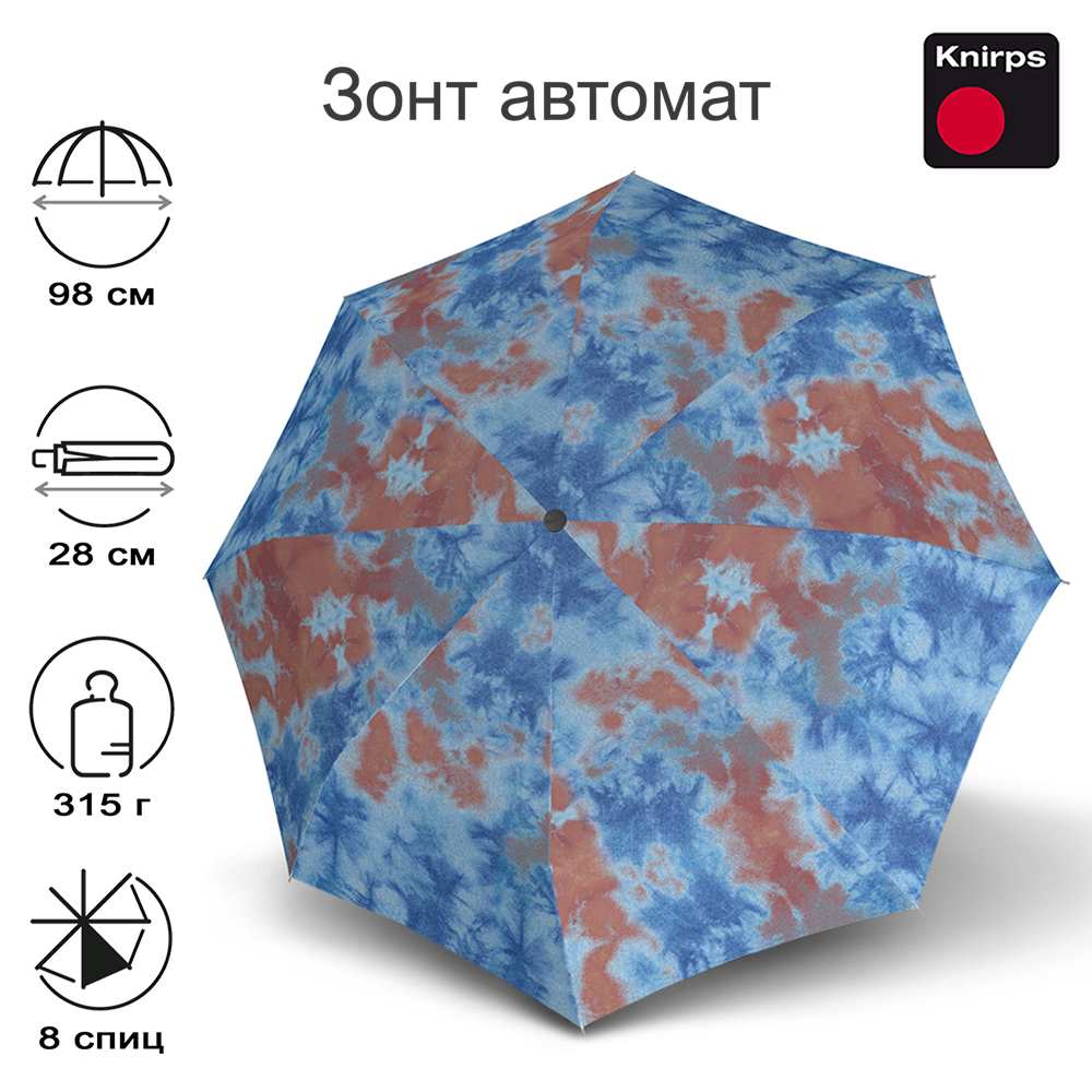 Зонт Knirps автомат T.200 Medium Duomatic NEWBATIK SEA