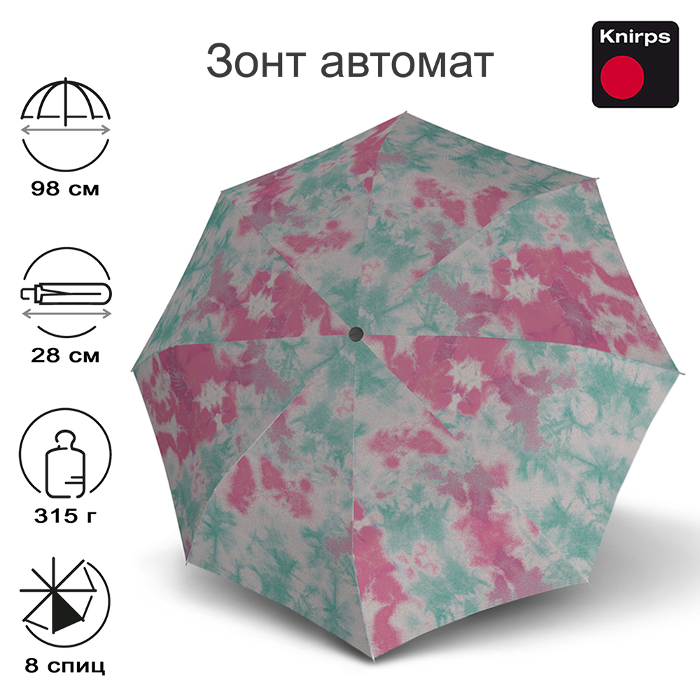 Зонт Knirps автомат T.200 Medium Duomatic NEWBATIK MINT