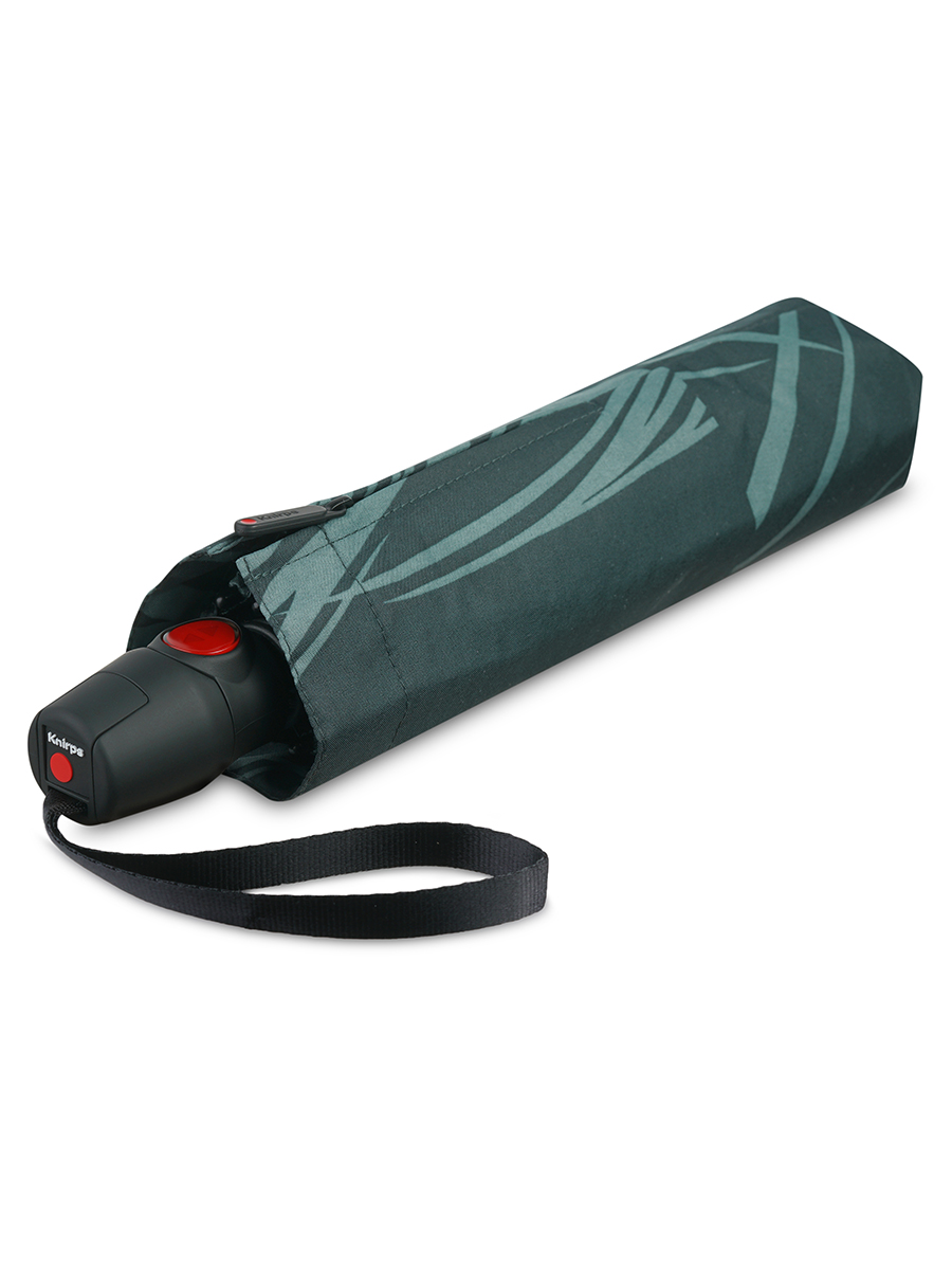 Зонт Knirps автомат T.200 Medium Duomatic BOTANY OLIV WITH UV PROTECTION — изображение 4