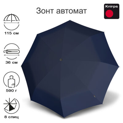 Зонт Knirps автомат T.400 Extra Large Duomatic NAVY 9534001200