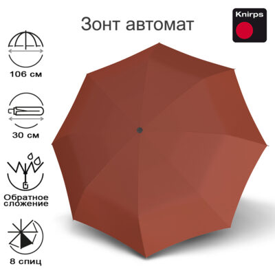 Зонт Knirps автомат Re³ Duomatic CINNAMON