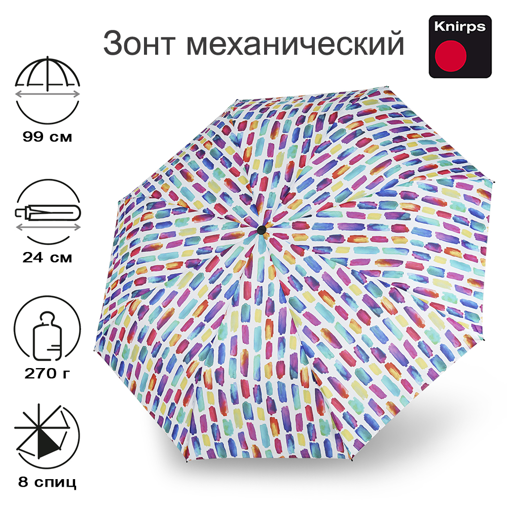 Зонт Knirps механический A.050 Medium Manual CREATE CRYSTAL