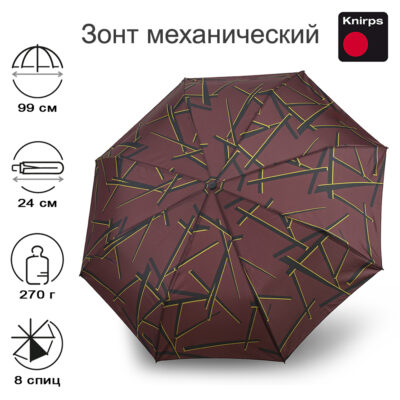 Зонт Knirps механический A.050 Medium Manual KOMBAT CHIANTI