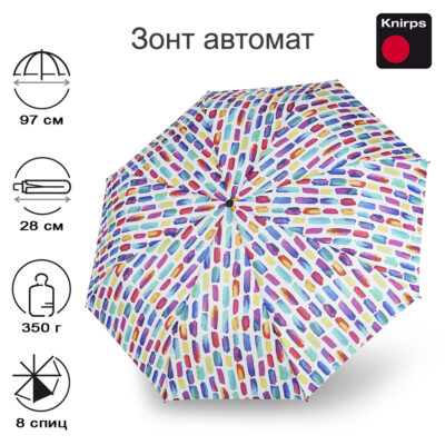 Зонт Knirps автомат A.200 Medium Duomatic CREATE CRYSTAL
