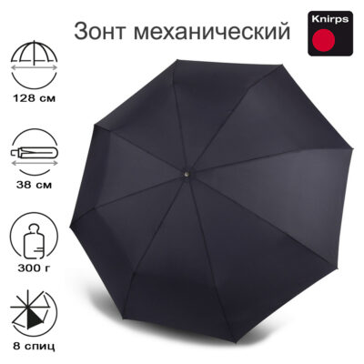 Зонт Knirps механический U.090 Ultra Light Manual Compact XXL NAVY