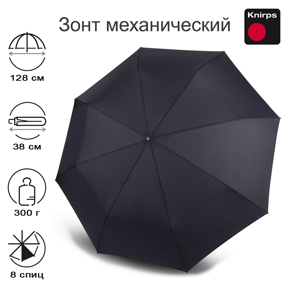 Зонт Knirps механический U.090 Ultra Light Manual Compact XXL NAVY