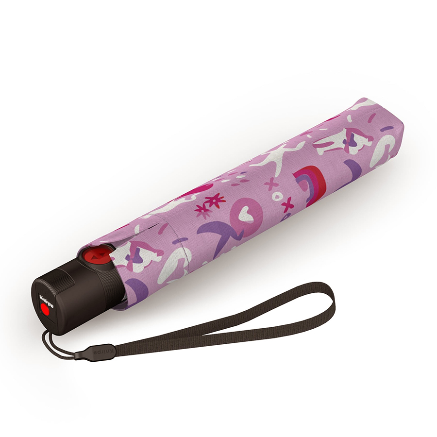 Зонт Knirps автомат U.200 Ultra Light Medium Duomatic EMBRACING LOVE — изображение 3