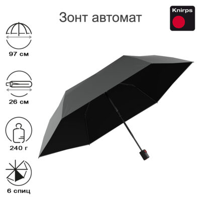 Зонт Knirps автомат U.200 Ultra Light Medium Duomatic FOREST WITH UV COATING AND HEATSHIELD