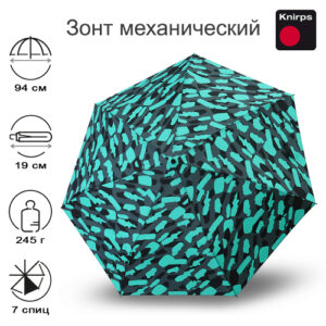 Зонт Knirps механический T.020 SMALL MANUAL HUNTING NEPTUNE