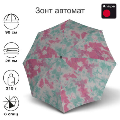 Зонт Knirps автомат T.200 Medium Duomatic NEWBATIK MINT