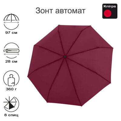 Зонт Knirps автомат TIMBER Duomatic HIBISCUS 95 4230 1528