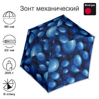 Зонт Knirps детский механический ROOKIE MANUAL DREAMING REFLECTIVE 95 6050 8630