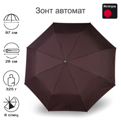 Зонт Knirps автомат X.205 Vision Duomatic AIR FIRE INCL PAPER BOX 95 6205 706189
