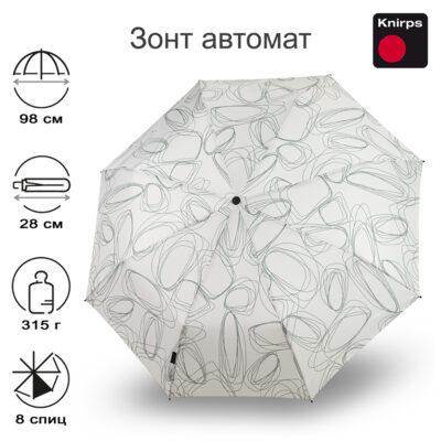 Зонт Knirps автомат T.200 Medium Duomatic PURE MINERAL