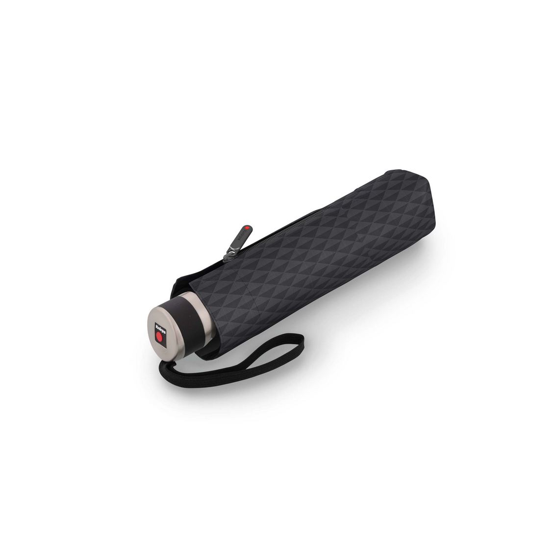 Зонт Knirps механический C.041 chrome matt small manual PRISM BLACK — изображение 3